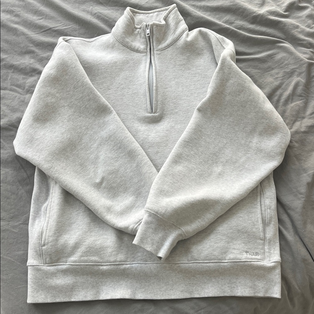 Aritzia Cozy Fleece 1/4 Zip Sweater - Picture 2 of 5